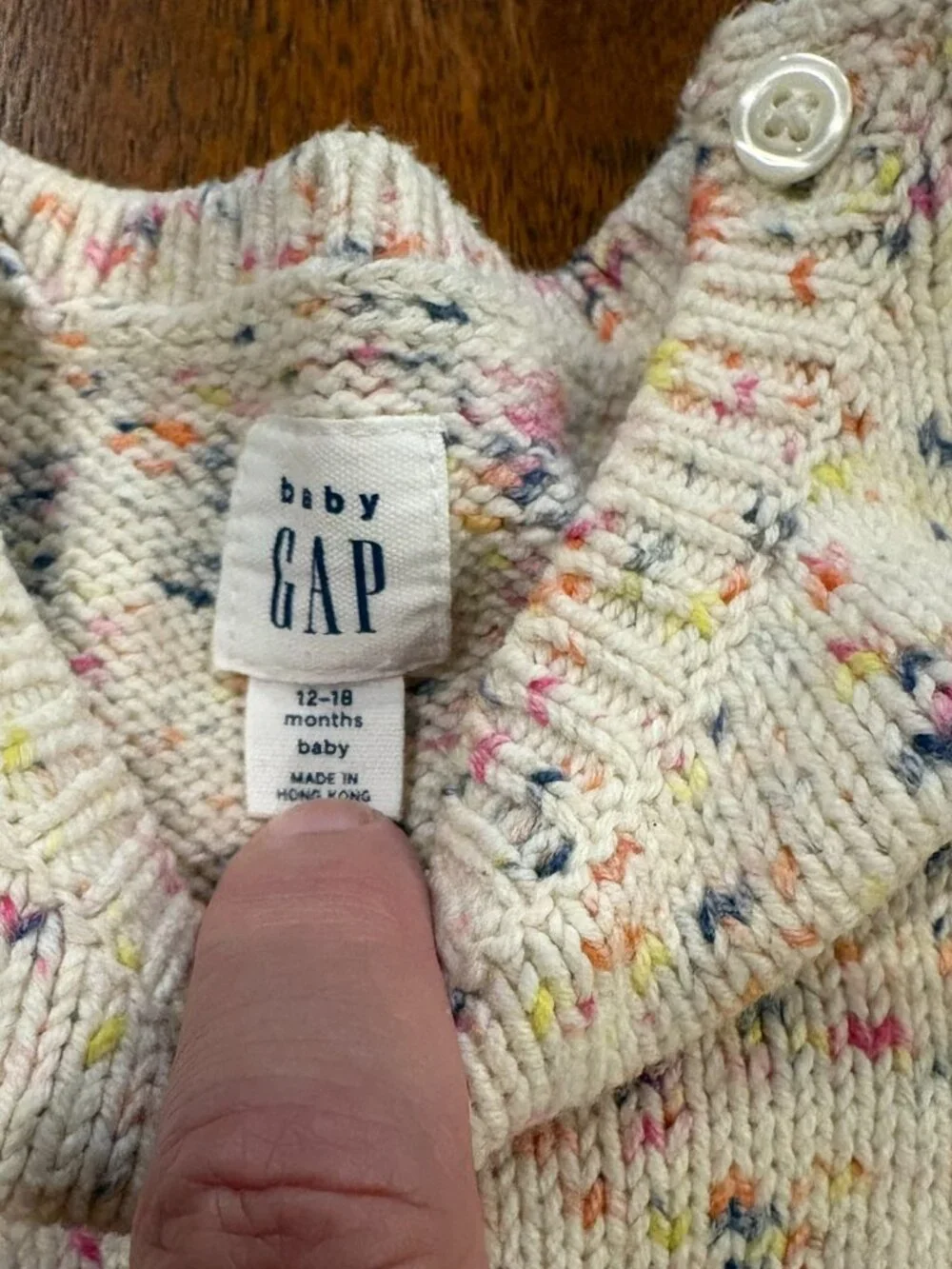 GAP baby confetti